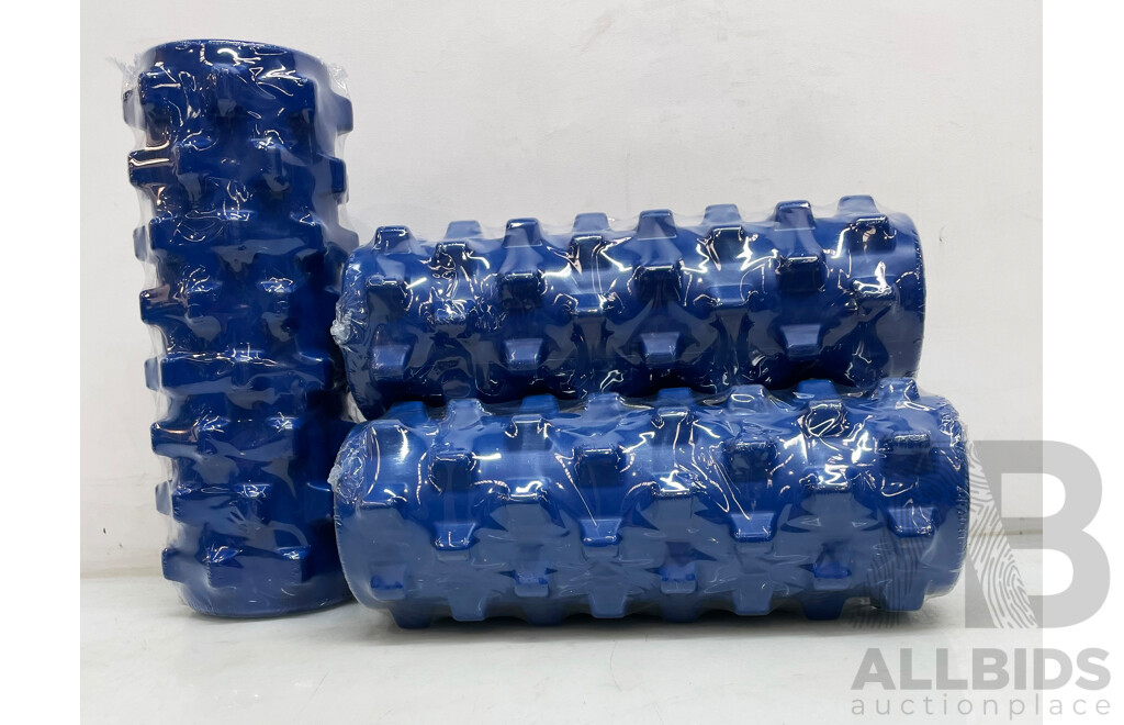 Blue Foam Gym Roller - Lot of 4