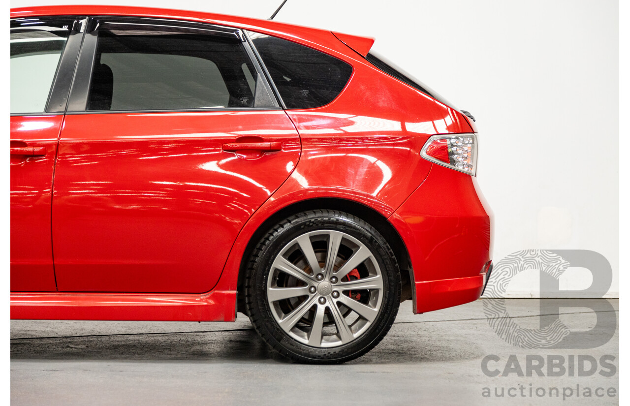 1/2009 Subaru Impreza WRX (AWD) MY09 5d Hatchback Red Turbo 2.5L