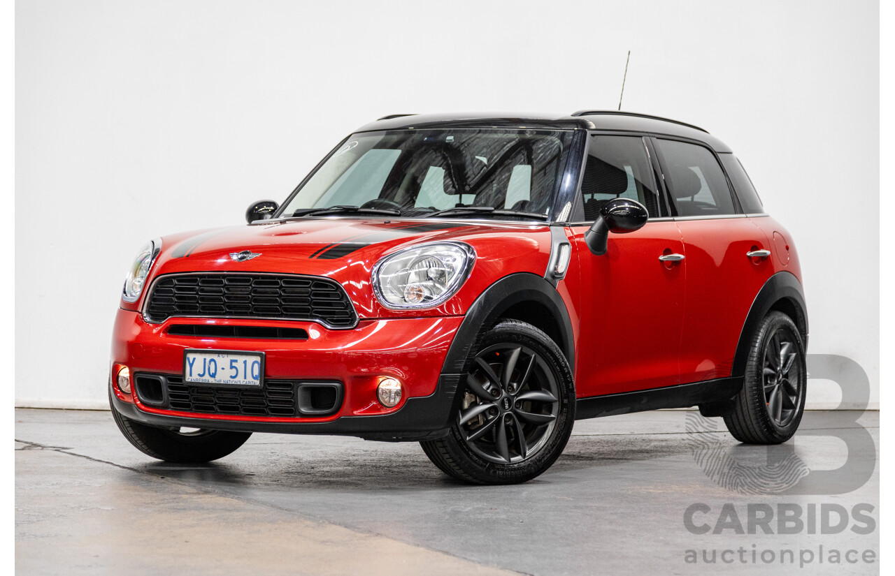 6/2013 Mini Cooper S Countryman R60 MY13 4d Wagon Red 1.6L