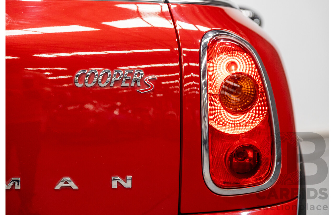 6/2013 Mini Cooper S Countryman R60 MY13 4d Wagon Red 1.6L