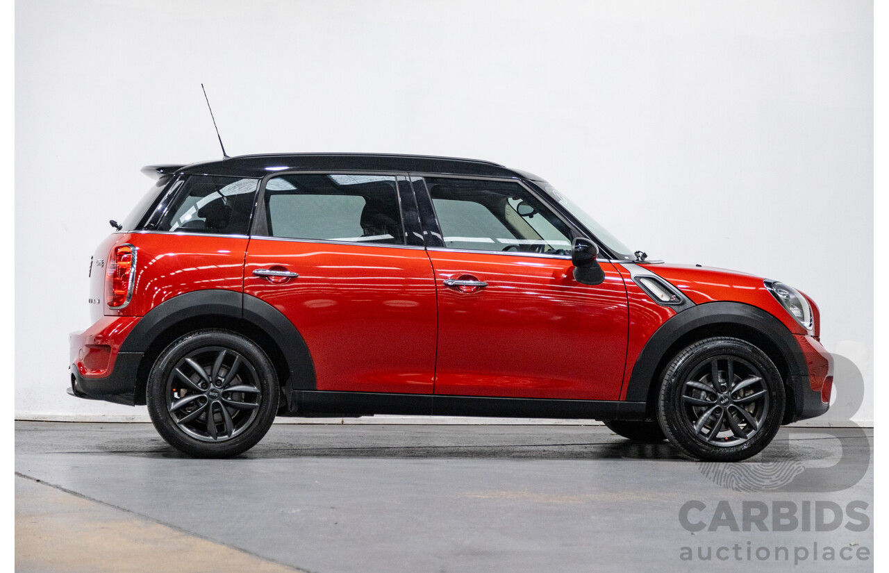 6/2013 Mini Cooper S Countryman R60 MY13 4d Wagon Red 1.6L