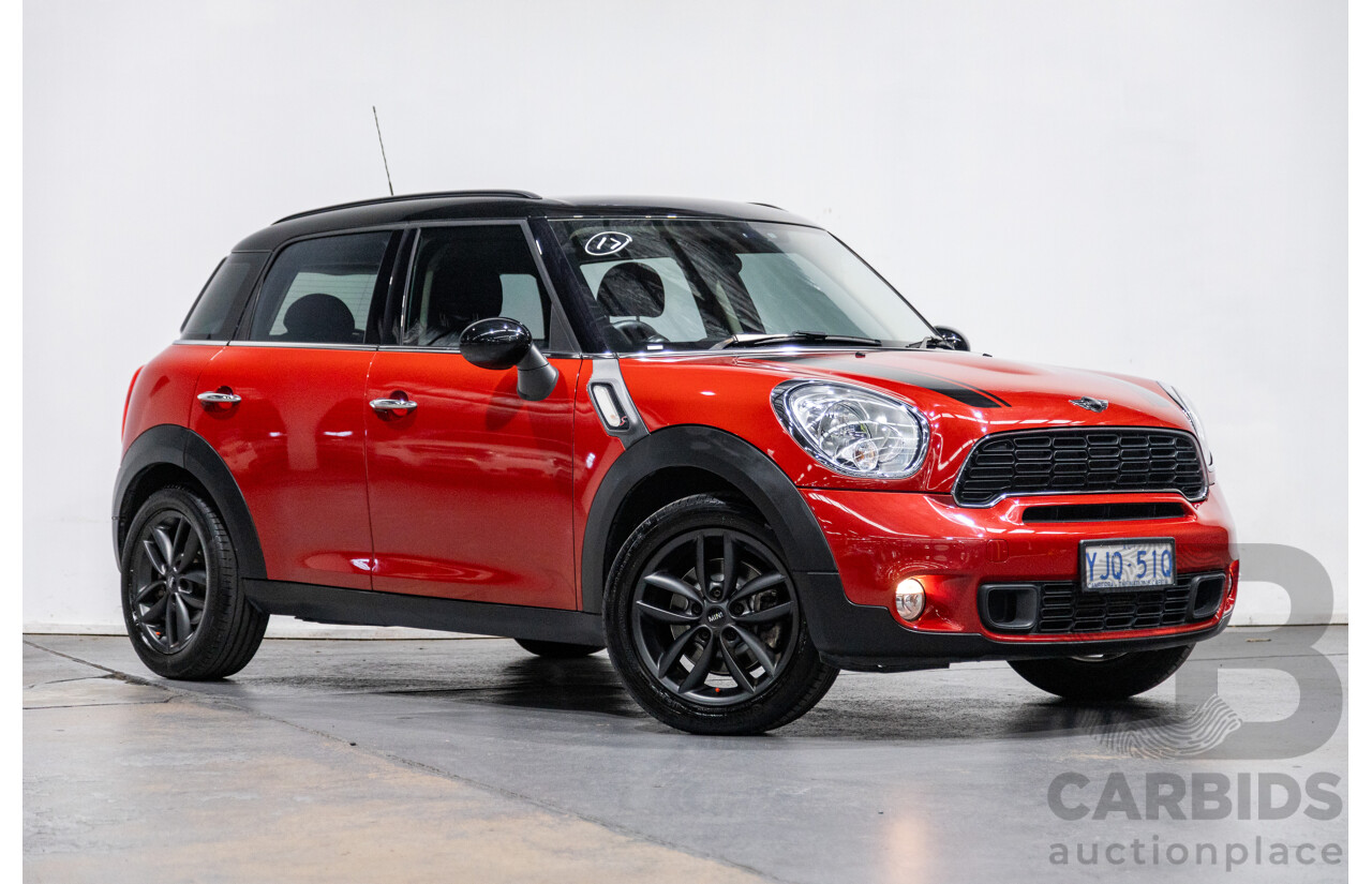 6/2013 Mini Cooper S Countryman R60 MY13 4d Wagon Red 1.6L