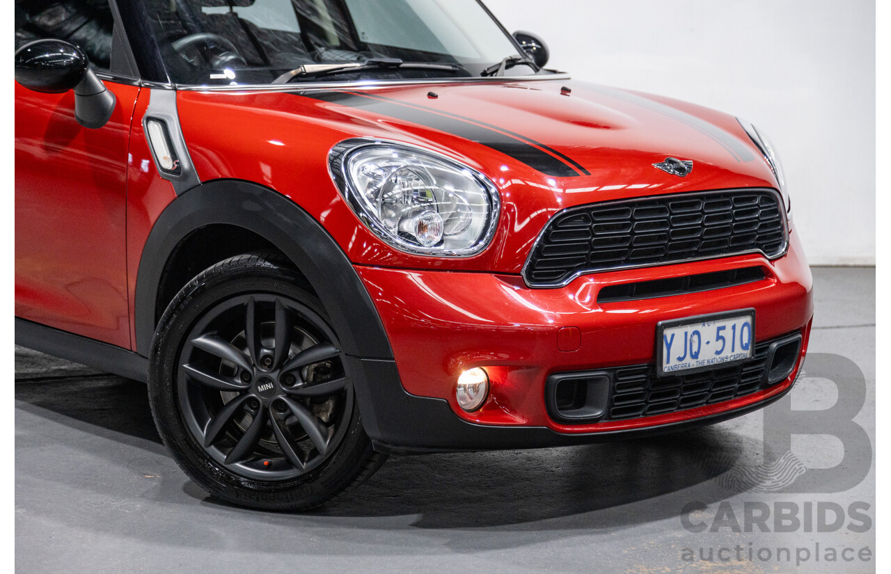 6/2013 Mini Cooper S Countryman R60 MY13 4d Wagon Red 1.6L