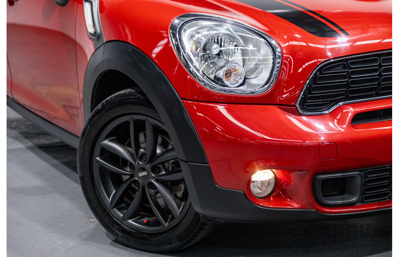 6/2013 Mini Cooper S Countryman R60 MY13 4d Wagon Red 1.6L