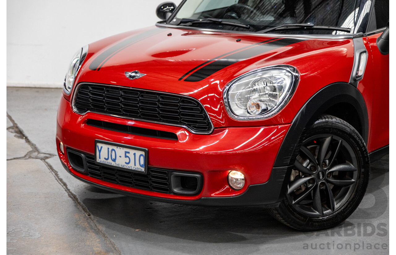 6/2013 Mini Cooper S Countryman R60 MY13 4d Wagon Red 1.6L