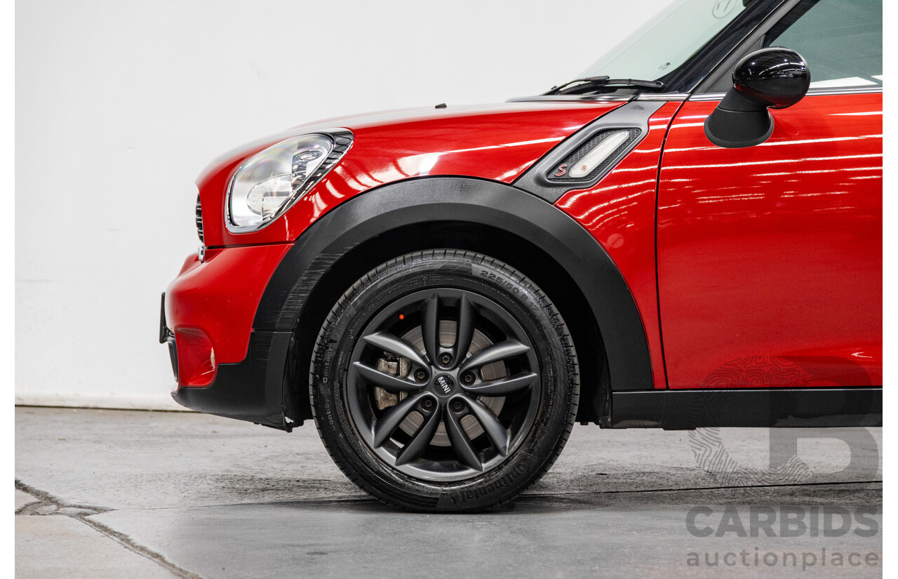 6/2013 Mini Cooper S Countryman R60 MY13 4d Wagon Red 1.6L