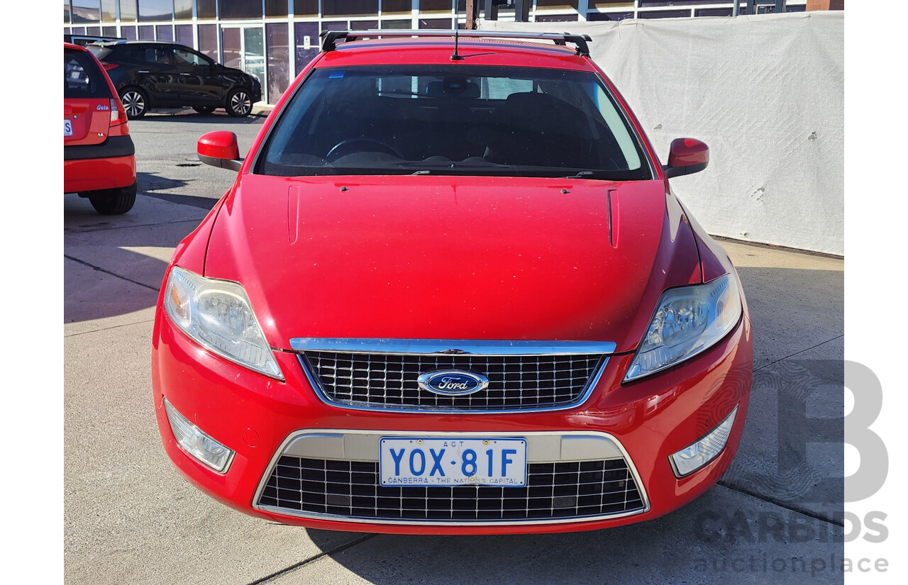 09/2008 Ford Mondeo TDCi FWD MA 5D Hatchback Red 2.0L