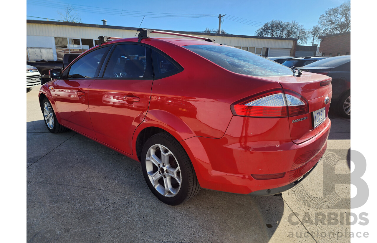 09/2008 Ford Mondeo TDCi FWD MA 5D Hatchback Red 2.0L