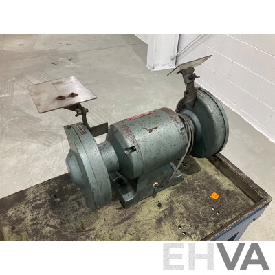 GMF 200mm Tradesman Grinder W/ Bench