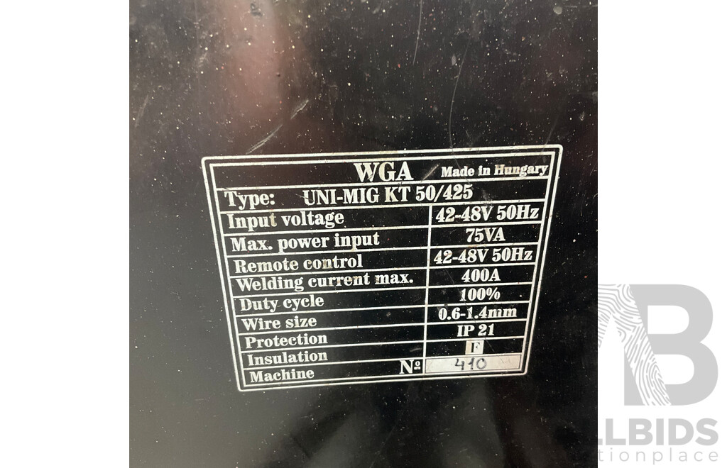 UNIMIG Welding Set - 425S & KT50