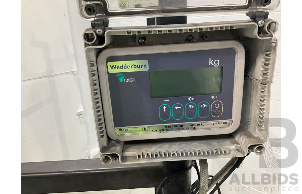 WEDDERBURN 1.5 Tonne Pallet / Bulk Bag Scales