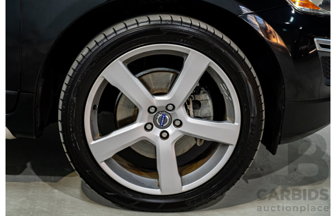 4/2011 Volvo XC60 T6 R-Design (AWD) DZ MY12 4d Wagon Black Turbo 3.0L
