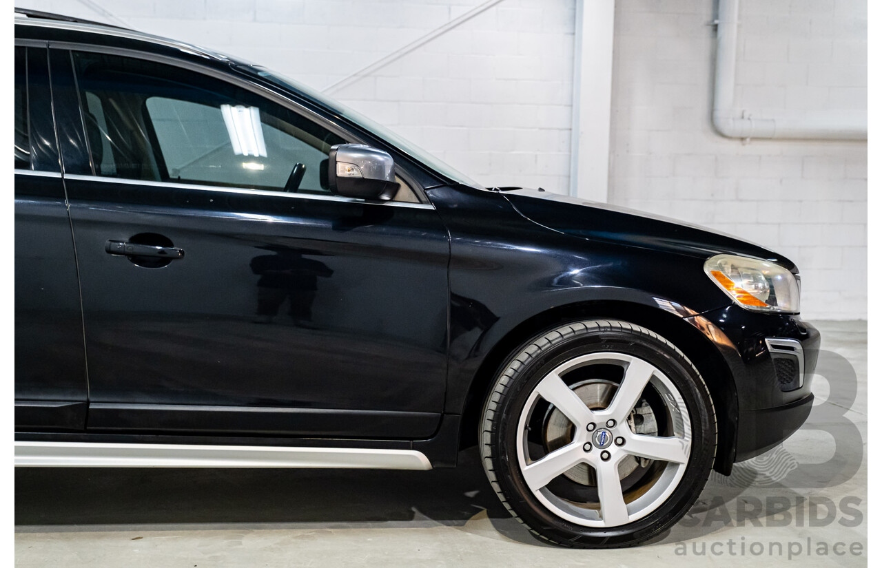 4/2011 Volvo XC60 T6 R-Design (AWD) DZ MY12 4d Wagon Black Turbo 3.0L