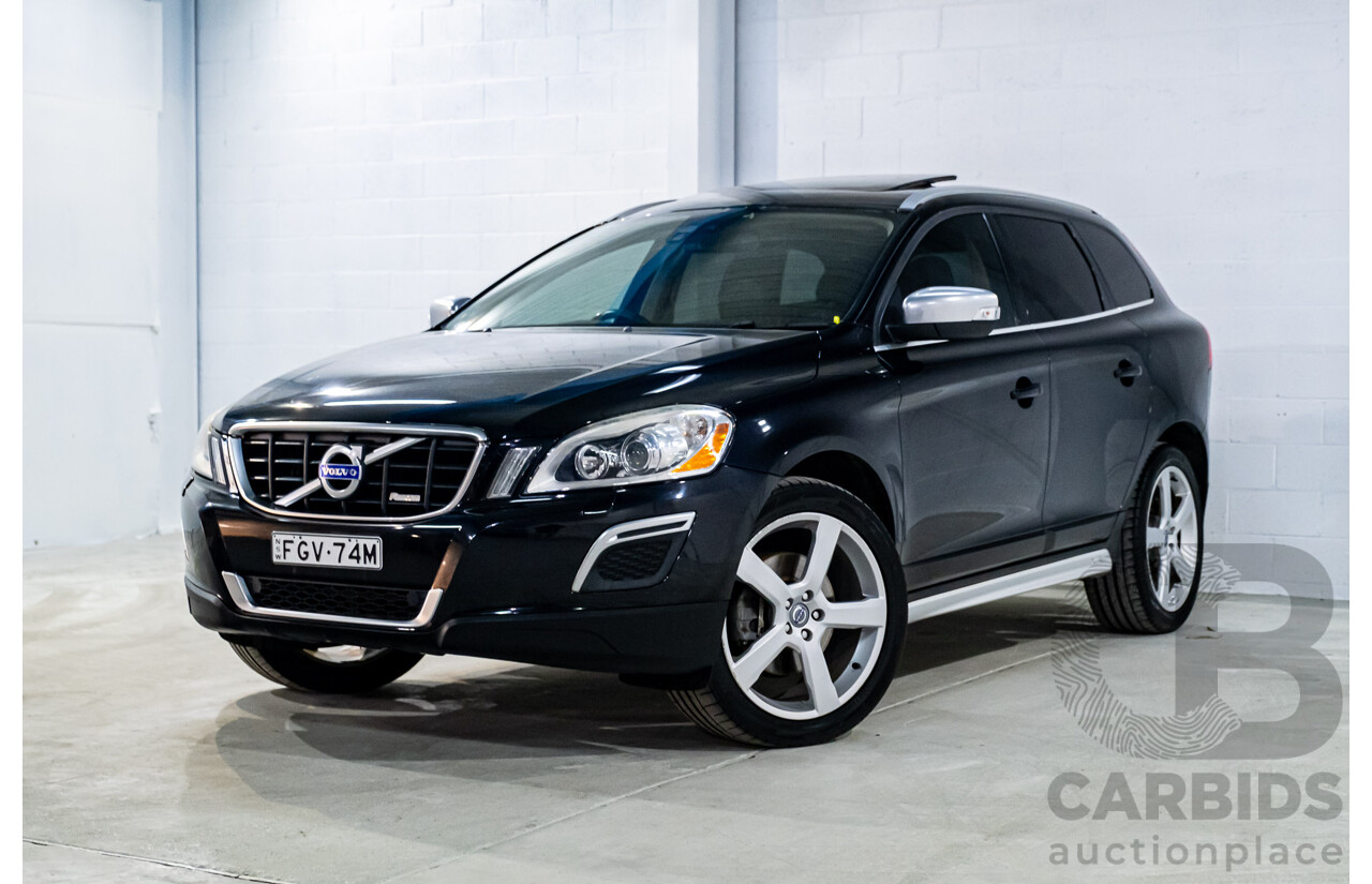 4/2011 Volvo XC60 T6 R-Design (AWD) DZ MY12 4d Wagon Black Turbo 3.0L