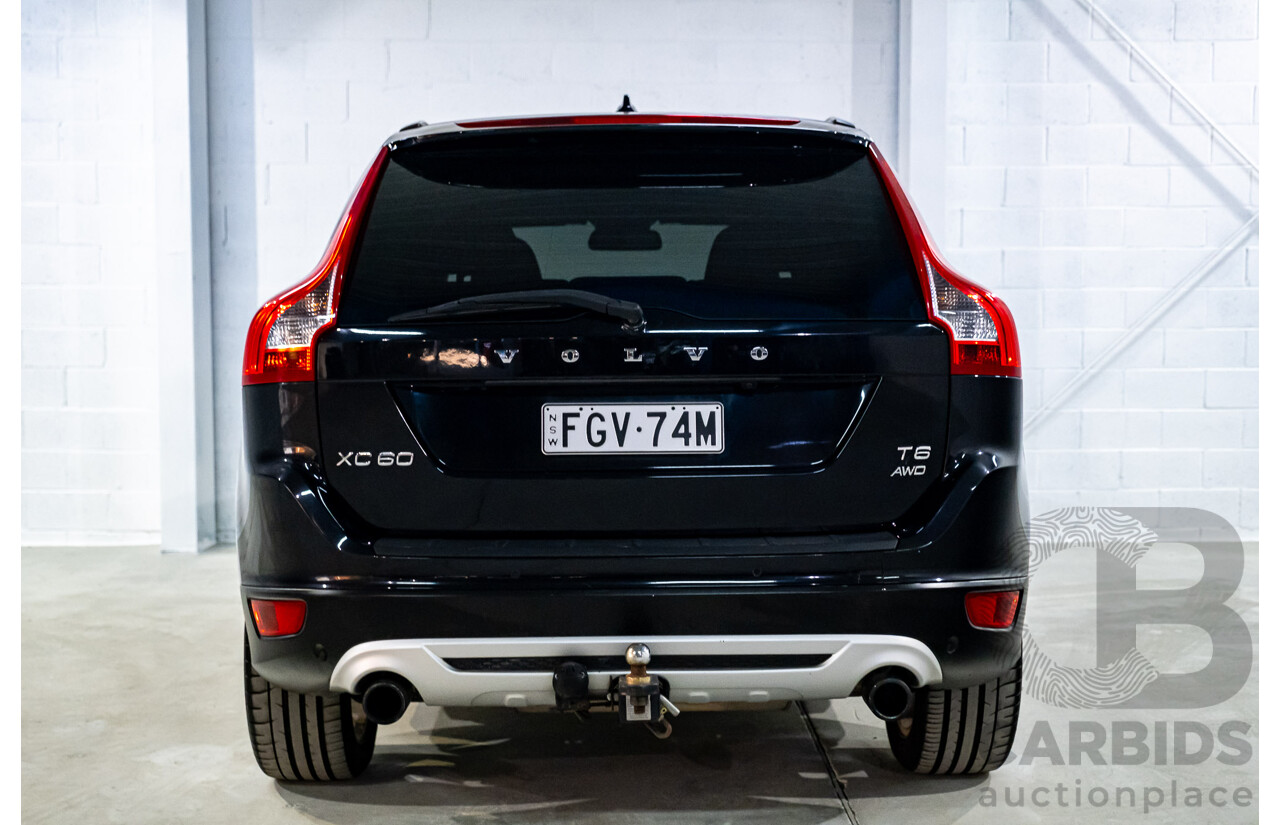 4/2011 Volvo XC60 T6 R-Design (AWD) DZ MY12 4d Wagon Black Turbo 3.0L