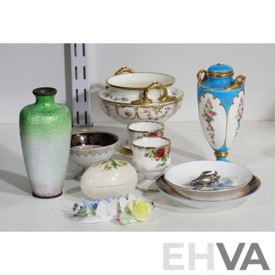 Collection of Vintage Porcelain Decorations From Royal Albert, Royal Worcester and More