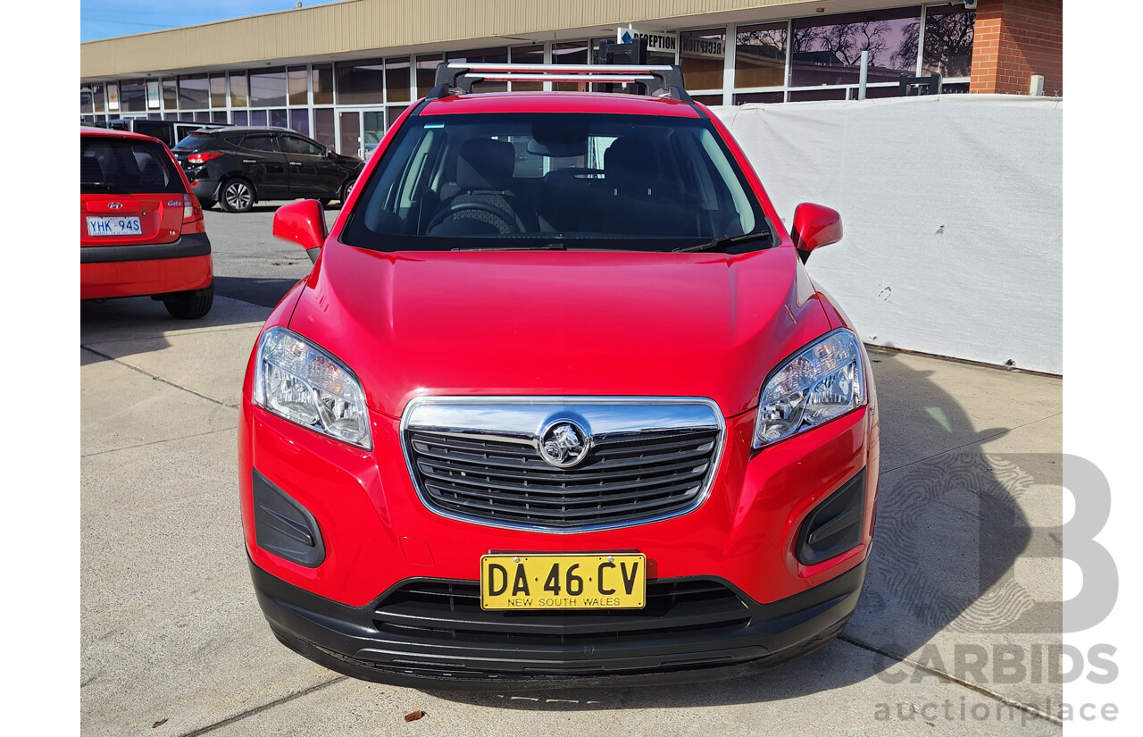 10/2015 Holden Trax LS FWD TJ 4D Wagon Red 1.8L