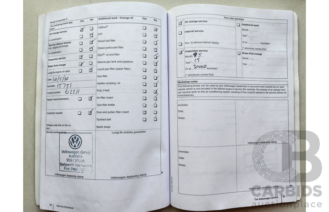 02/2012 Volkswagen Polo 77 TSI COMFORTLINE FWD 6R MY12 5D Hatchback White 1.2L