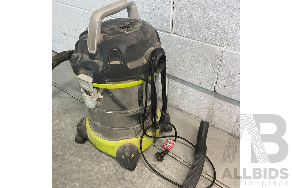 Ryobi 20L Stainless Steel Wet Dry Workshop Vacuum
