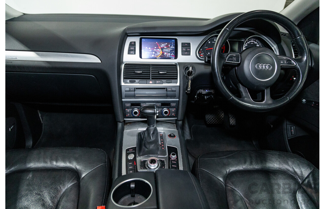 6/2014 Audi Q7 3.0 TDI S-Line Package Quattro (AWD) MY14 4d Wagon White Turbo Diesel 3.0L - 7 Seater
