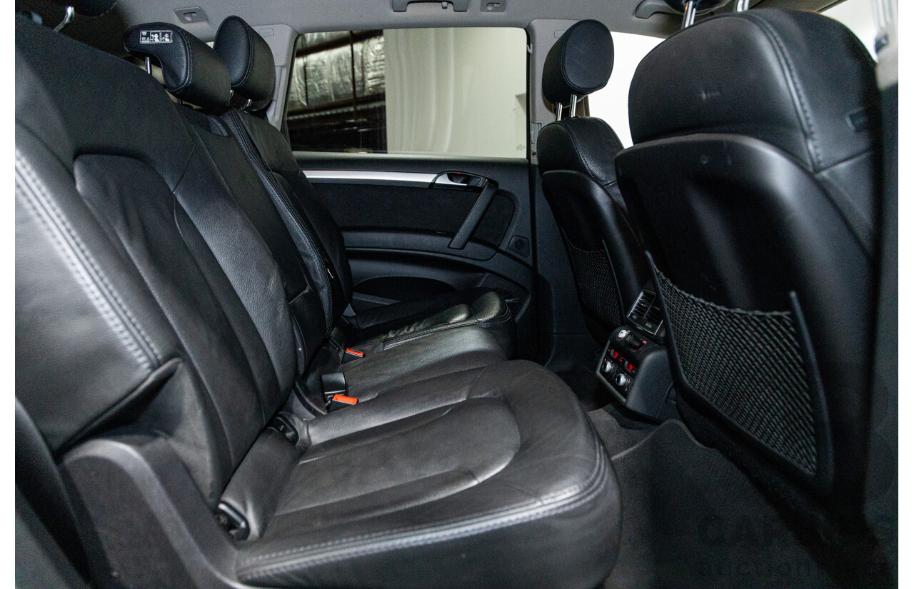 6/2014 Audi Q7 3.0 TDI S-Line Package Quattro (AWD) MY14 4d Wagon White Turbo Diesel 3.0L - 7 Seater