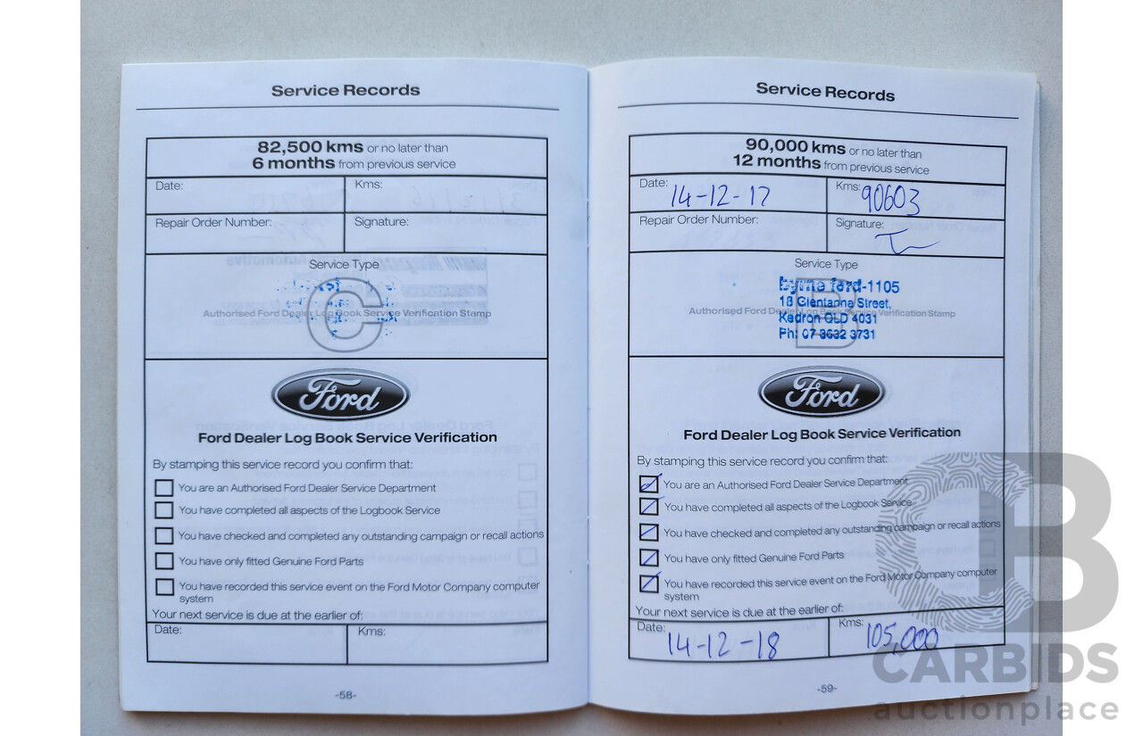 10/2013 Ford G6 ECOBOOST RWD FG MK2 4D Sedan Grey 2.0L