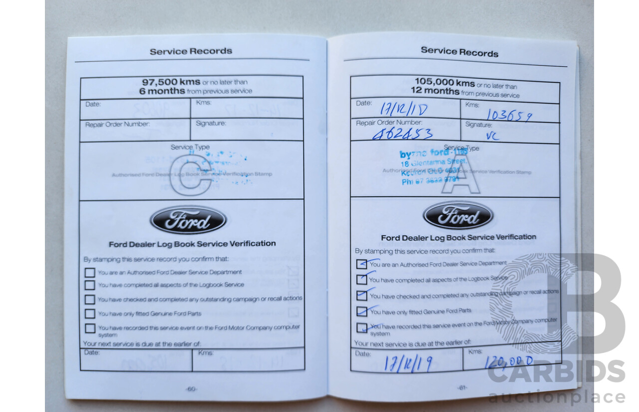 10/2013 Ford G6 ECOBOOST RWD FG MK2 4D Sedan Grey 2.0L