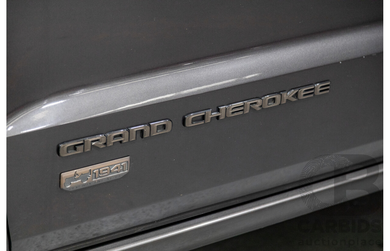 1/2017 Jeep Grand Cherokee 75TH Anniversary (4x4) WK 4d Wagon Metallic Grey Turbo Diesel V6 3.0L