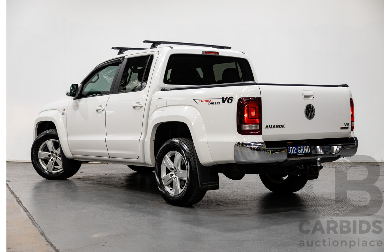 02/2020 Volkswagen Amarok TDI550 Sportline 4Motion (AWD) MY20 4d Dual Cab White Turbo Diesel V6 3.0L