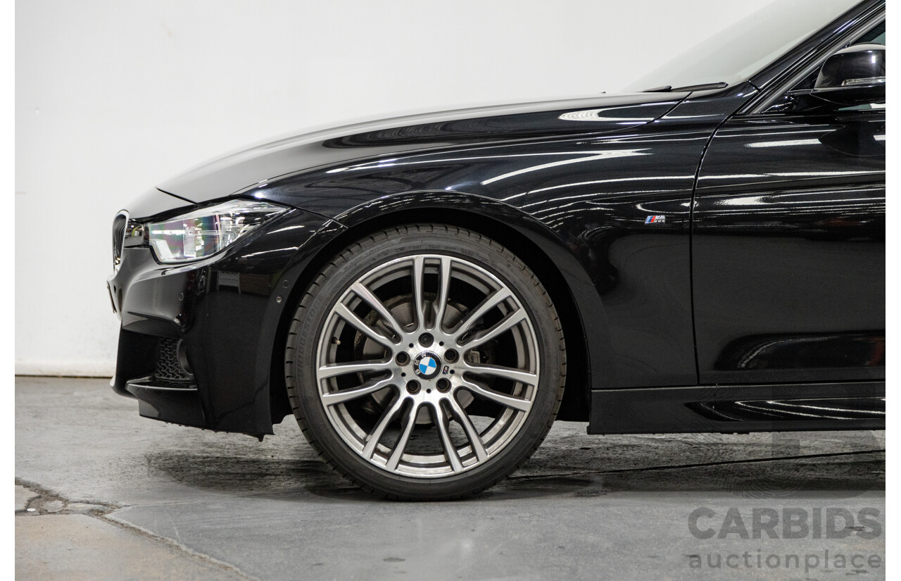 4/2016 BMW 320i Touring M-Sport F31 LCI 4d Wagon Metallic Black Turbo 2.0L