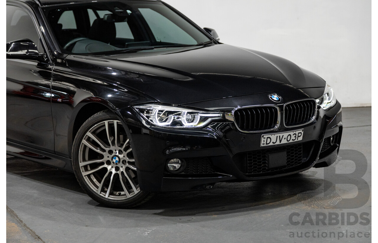 4/2016 BMW 320i Touring M-Sport F31 LCI 4d Wagon Metallic Black Turbo 2.0L