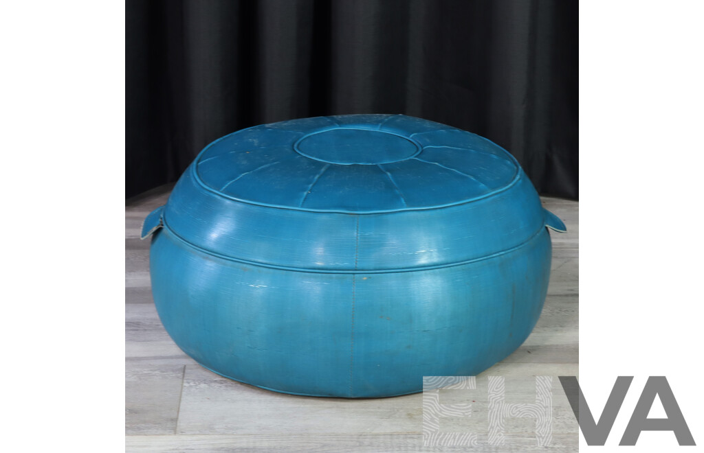 Retro Vinyl Footstool