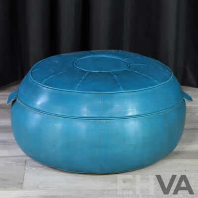 Retro Vinyl Footstool