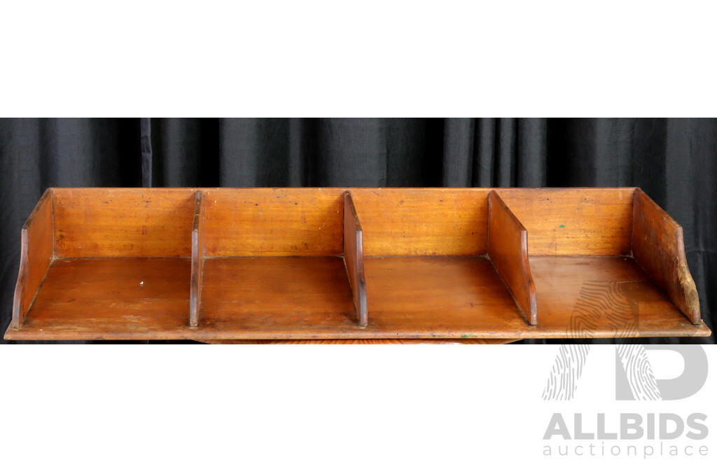 Victorian Cedar Desk Top Tidy