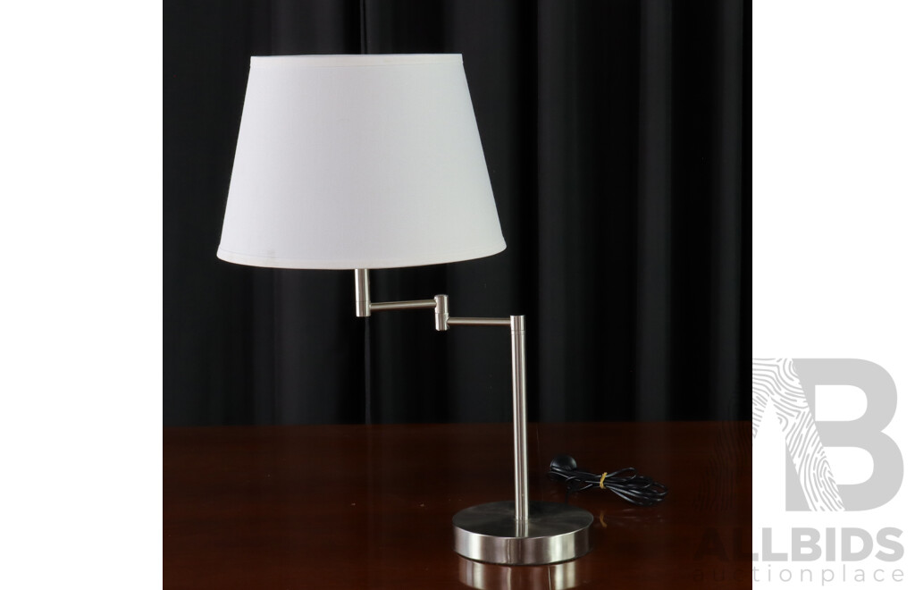 Modern Chrome Table Lamp