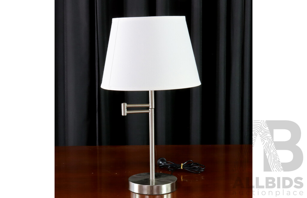 Modern Chrome Table Lamp