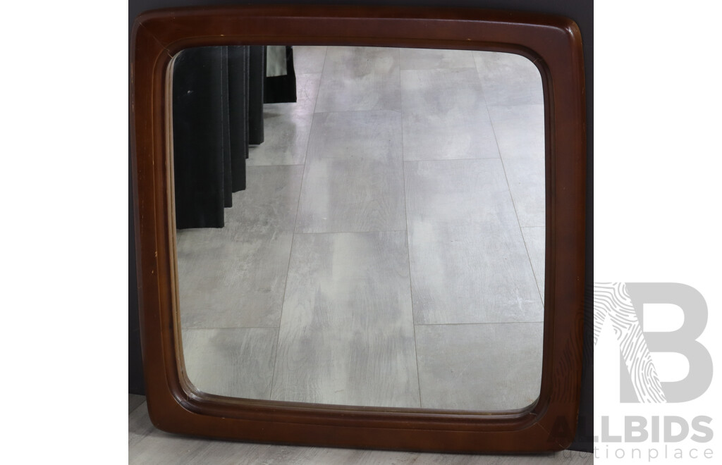 Teak Framed Mirror by Kalmar