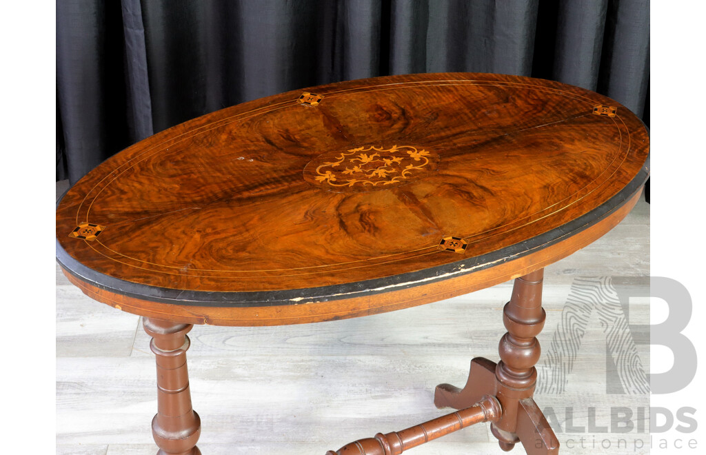 Victorian Inlaid Occasional Table