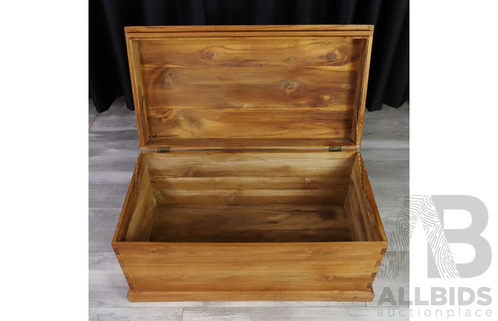 Hardwood Lift Top Trunk