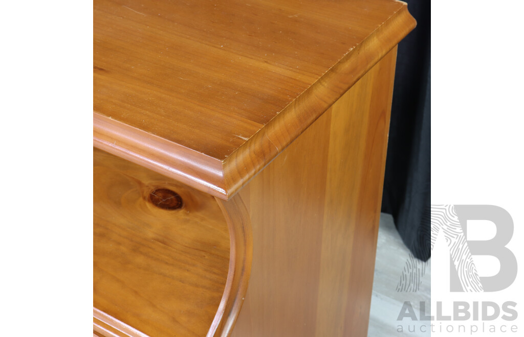 Pair of Modern Pine Bedside Cabinets