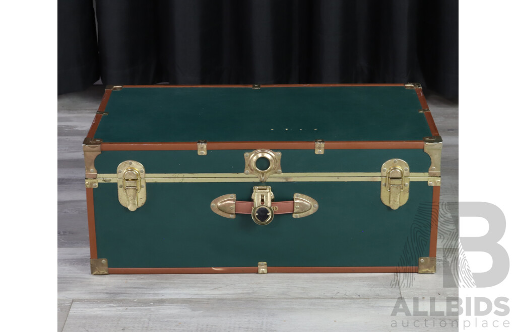 Vinyl Clad Travel Trunk