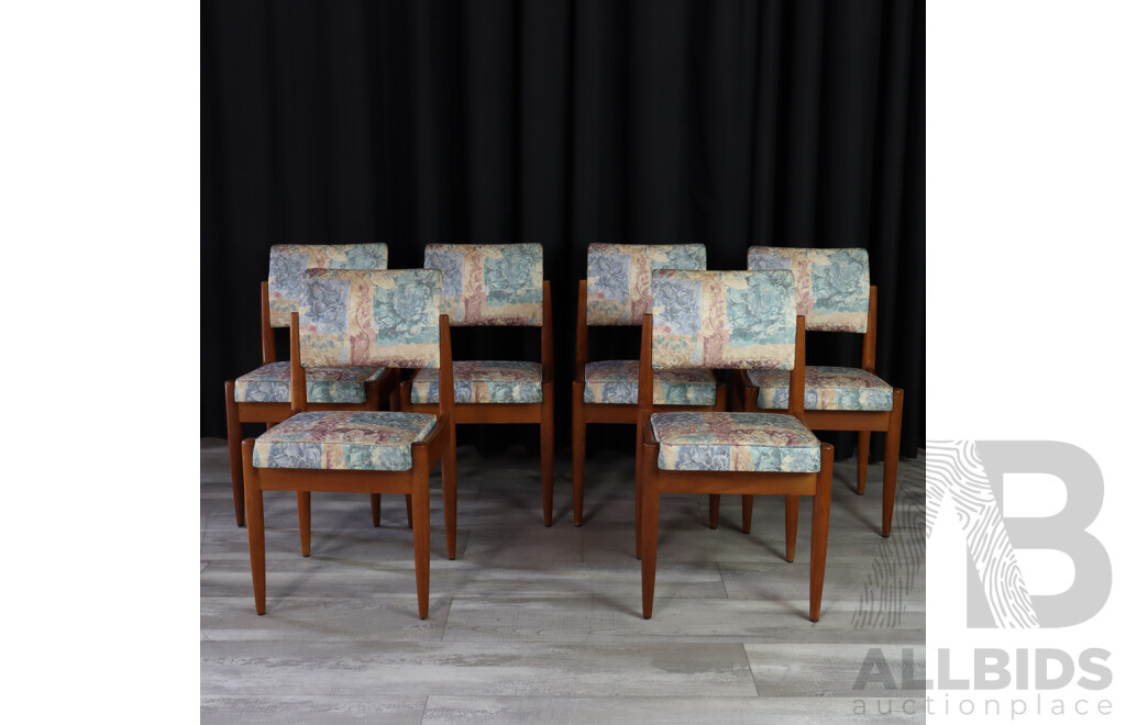 Set of Six Teak Dining Chairs by Chiswell