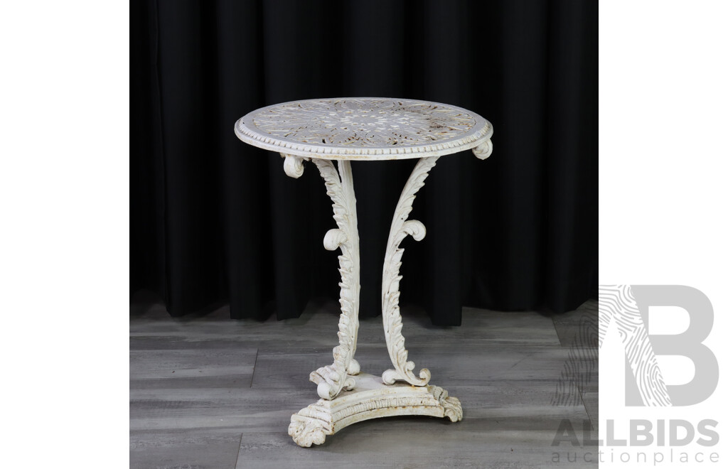 Victorian Cast Iron Garden Table