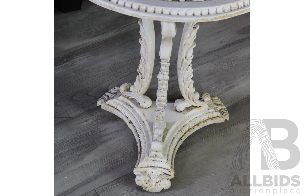 Victorian Cast Iron Garden Table