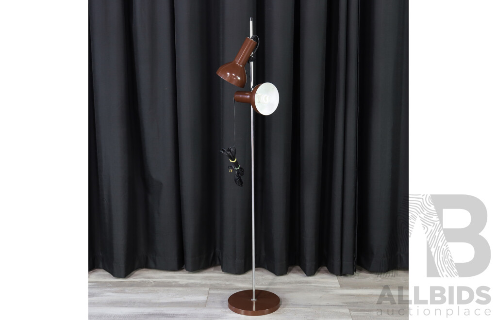 Retro Twin Shade Floor Lamp