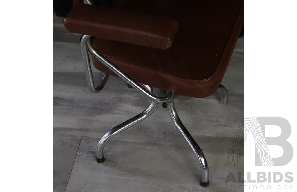 Chrome Based Machinists Chair by Namco