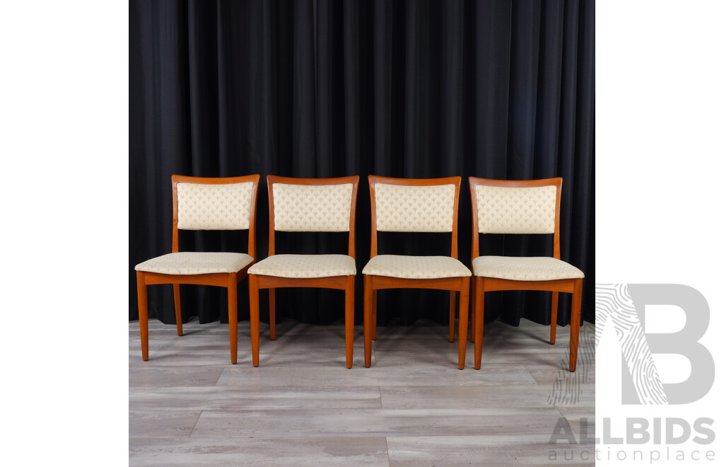 Set of Four Mid Century Dining Chairs