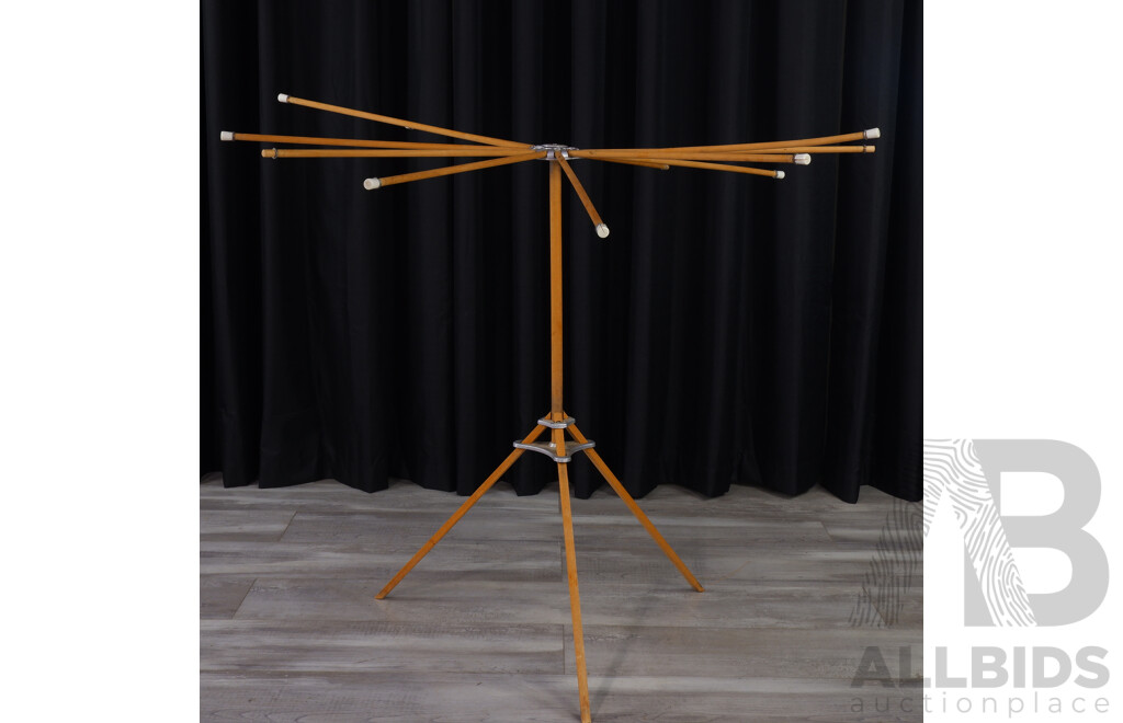 Vintage Timber Clothes Airer