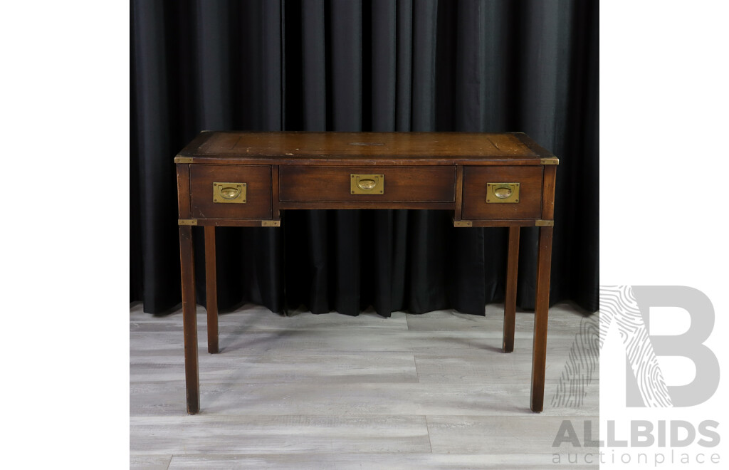 Georgian Style Three Drawer Desk