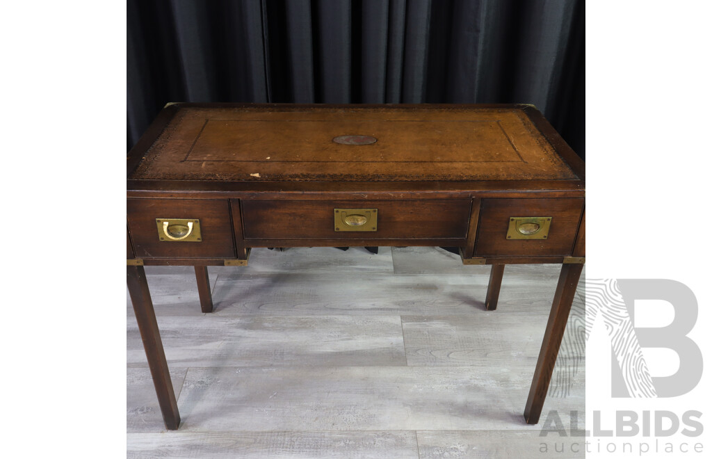 Georgian Style Three Drawer Desk